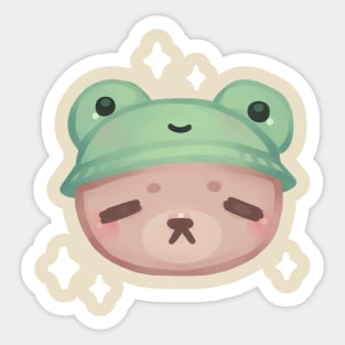 Frog Bear Sticker